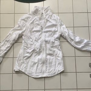 Lululemon unique white jacket
